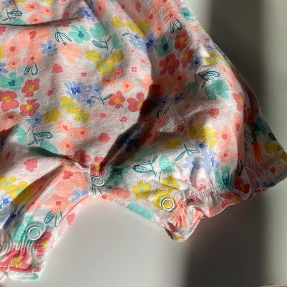 Carter’s floral tank top romper - Picture 3 of 5
